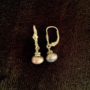 Freshwater pearl earrings